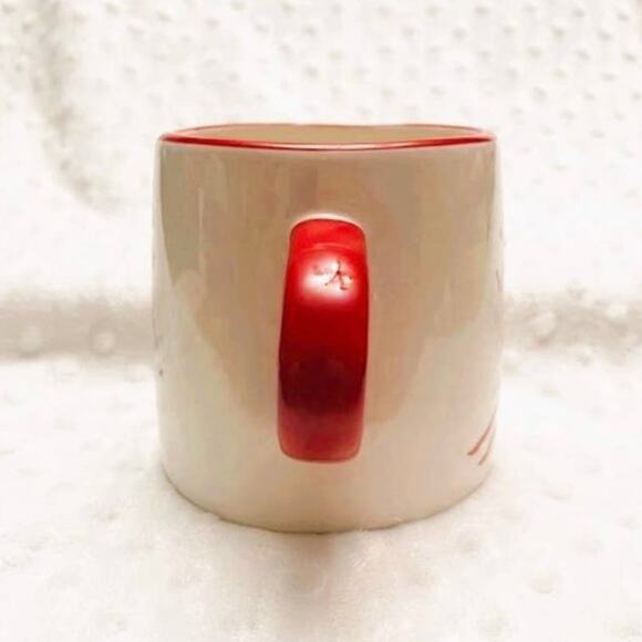 Furry Friends Dogs on Skis 18oz Ceramic Coffee Mug-NEW - Picture 4 of 6